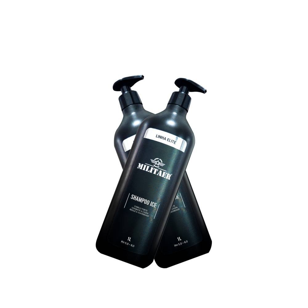 SHAMPOO ICE MILITAER 1L - SENSACAO REFRESCANTE
